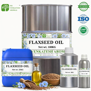 Pure Flaxseed Oil Cold Pressed Natural Cosmetic Grade Premium Quality Raw Material Bulk Supply - Product Image 2