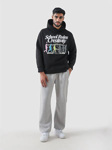 เสื้อฮู้ดผู้ชายผ้าฝ้าย100% ตามสั่งแนวสตรีท - Product Image 4