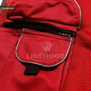 เสื้อกั๊กนิรภัยกันน้ำผ้าโพลีเอสเตอร์ของผู้ชายดีไซน์2025มีเอกลักษณ์พร้อมคุณสมบัติระบายอากาศล่าสุด - Product Image 5