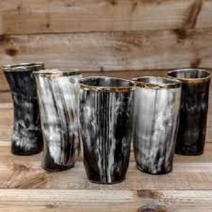 Natural Viking Drinking OX Horn <b>Shot</b> <b>Glass</b> Drinkable Tumbler <b>Glass</b> High Quality Natural Buffalo Horn <b>Glass</b> Customize Size - Product Image 4