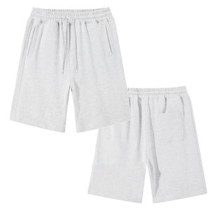 Vêtements de plage pour hommes à impression personnalisée High Street Fitness Shorts de survêtement 100% Polyester Respirant Quick Solid Pattern Mesh Shorts - Product Image 4