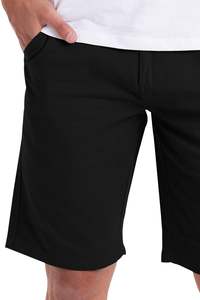 Pantalones cortos para correr transpirables de Material de algodón con patrón sólido a la moda para hombre, cintura informal de secado rápido para exteriores, ajuste cómodo - Product Image 3