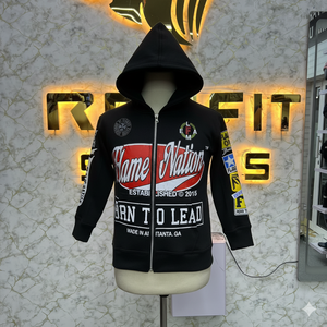 Qualité supérieure Coupe parfaite Sweat à capuche professionnel avec fermeture éclair Jaune Imprimé fabriqué en usine prix bon marché sweats à capuche pour hommes - Product Image 4