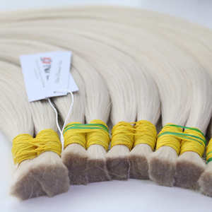 Extensions de cheveux en vrac les plus vendues, cheveux vietnamiens, double trame, 100 grammes, toutes les couleurs, 28 pouces - Product Image 1