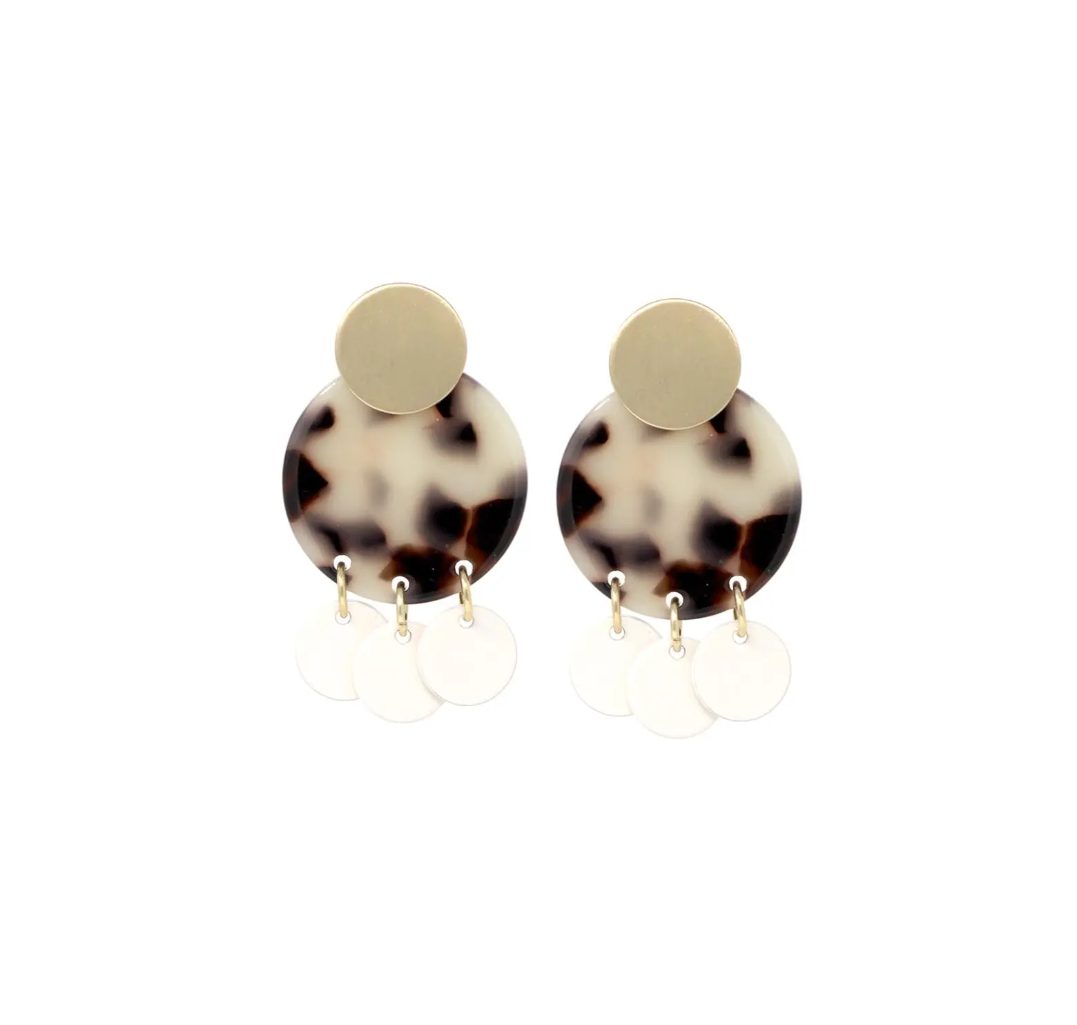 Colorful Resin Earring Jewelry High Quality Women Earrings Dangling Luxury Accessories India Manufacture