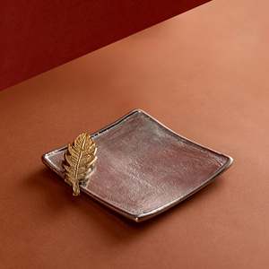 ถาดอลูมิเนียมรูปวงรีสไตล์ศิลปะสมัยใหม่ถาดโลหะสำหรับตกแต่งบ้านงานแต่งงานงานเลี้ยงคริสต์มาส - Product Image 2