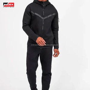 Service OEM, survêtement de sport pour homme en coton 100% solide, décontracté, grande taille, respirant, léger, avec cordon de serrage - Product Image 1