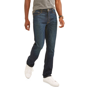 กางเกงยีนส์ขาบานสำหรับผู้ชาย, กางเกงยีนส์ขาบานผ้าฝ้ายวินเทจซีดจางสำหรับผู้ชาย - Product Image 4