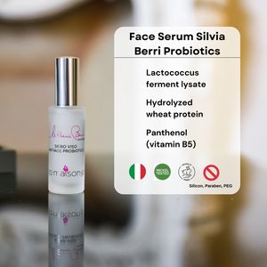 Suero facial reequilibrante de 30ml de etiqueta privada para piel mixta y grasa, ingredientes naturales purificantes e hidratantes fabricados en Italia - Product Image 5