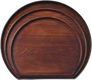 Assiettes en bois durables faites à la main sans produits chimiques plats de cuisine non toxiques assiettes en bois réutilisables alternative éco chic - Product Image 5