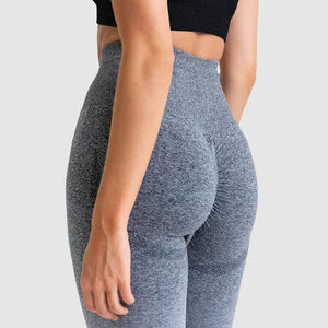 Ropa informal de moda Leggings de fitness para mujer Sólido Cintura alta Hasta el tobillo Durable Poliéster Spandex Alta calidad personalizada - Product Image 6