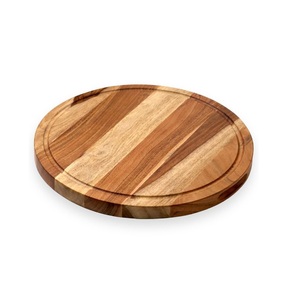 ถาดไม้ทรงกลมสำหรับตกแต่งแบบพรีเมี่ยมโต๊ะรับประทานอาหารอเนกประสงค์ของว่างในครัวชากาแฟอาหารเช้า - Product Image 3