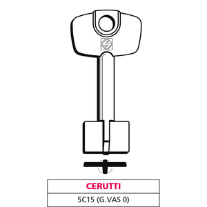 Chiave Doppia Mappa 5c15 (g. Vas 0) Cutter - Product Image 1