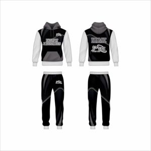 Survêtements de jogging à capuche pour hommes, sublimation, unis, pour les sports d'hiver, entraînement, 100% polyester, anti-UV, polaire, streetwear - Product Image 4
