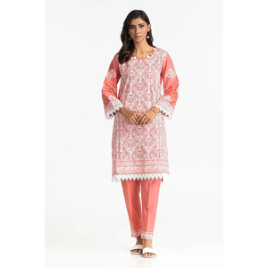Traje tradicional pakistaní de lino bordado de 3 piezas para mujer, Ropa Étnica Formal que incluye ropa Shalwar Kameez Salwar Kameez - Product Image 5