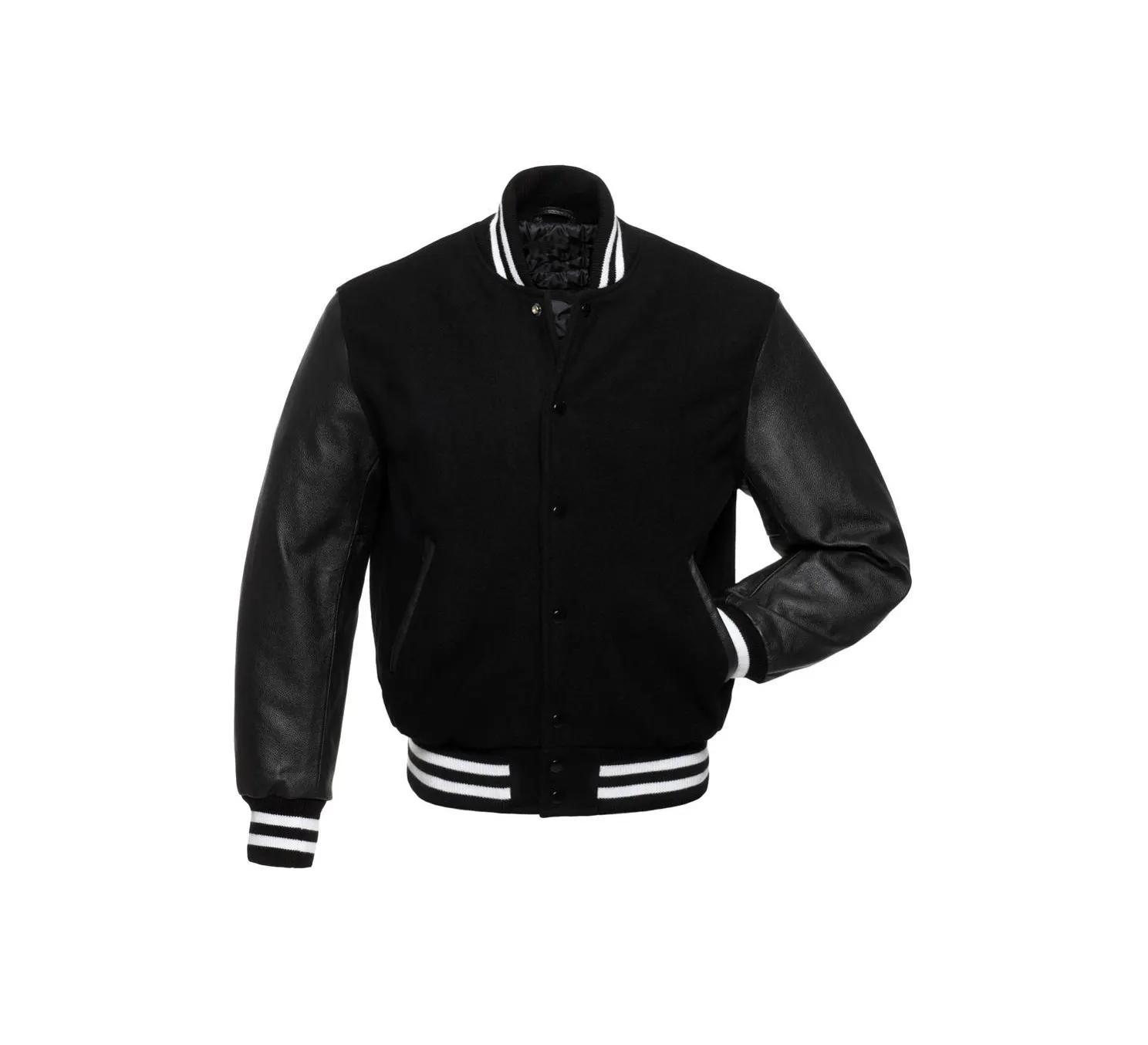 Plus size men's varsity college jackets wholesale blank varsity jackets custom logo plain letterman varsity jacket