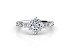 แหวนหมั้นเพชรเม็ดเล็กสีทองสำหรับห้องแล็บแบบปรับแต่งได้วงแหวนแบบปรับแต่งได้วงแหวนแหวนสำหรับงานแต่ง - Product Image 5