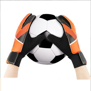 Gants de gardien de but en cuir professionnels avec protection des doigts pour le football et le soccer, utilisation en extérieur - Design respirant et antidérapant - Product Image 4