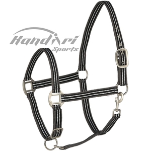 High Quality Nylon Horse Halters and Lead Comfortable <b>Padded</b> With Adjustable Soft Nylon Horse Halter - Product Image 1