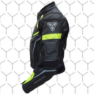 Chaqueta de cuero de motocicleta aprobada por CE para Hombre | Chaqueta de motorista duradera | Elegante chaqueta de cuero para montar - Product Image 4