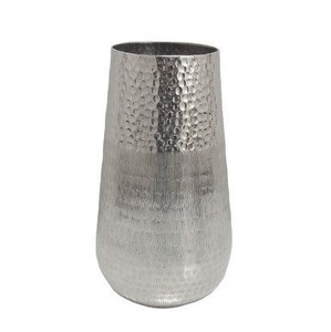 Vase de sol moderne en aluminium martelé avec impression personnalisée, jardinière en métal faite à la main pour la décoration de la maison et du jardin - Product Image 5