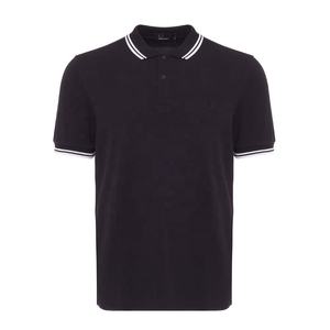 Camiseta Deportiva para Hombre, Precio al por Mayor, Logotipo Frontal Personalizado Bordado, Cuello de Algodón de 210g, Manga Corta, Informal, para Golf y Running, Nueva - Product Image 5