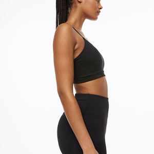 สปอร์ตบราไร้รอยต่อของผู้หญิงสปอร์ตบราแบบไร้รอยต่อแรงกระแทกสูงโลโก้ตามสั่ง - Product Image 3