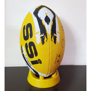 Venta al por mayor Mini alta calidad Super Grip pelota de rugby al aire libre de goma con logotipo personalizado e impresión - Product Image 4