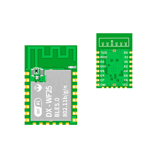 DX-WF25 WiFi+Bluetooth Serial Module ESP32-C2 Microcontroller 802.11N Module Wireless Transceiver Remote Port Network
