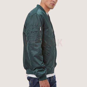 Chaqueta Bomber de lona ligera y ajustada de calidad superior para hombre, color sólido, cremallera completa, temporada de invierno, talla grande, con capucha - Product Image 3