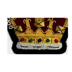 Customized Premium Quality <b>Material</b> Made Masonic Regalia Patches Best Edition Hand Made Mason Regalia Patch - Product Image 4