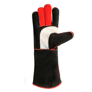 Gants de soudage en cuir de vachette résistant à la chaleur, antidérapants, anti-coupures, anti-vibrations, longueur 12 pouces, dernier style, gants de ménage - Product Image 2