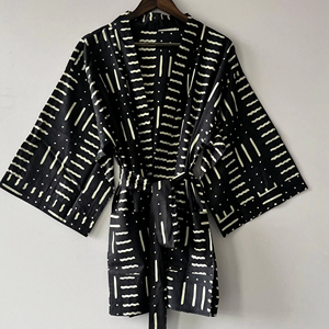 Kimono en pur coton Kaftan Winter Thermal Oriental Festival Vêtements Robes et robes avec approvisionnement ODM - Product Image 1