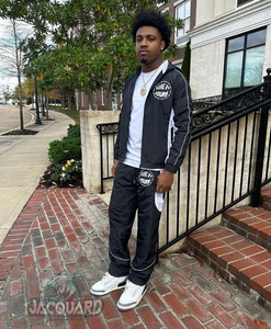 Chándal cortavientos con logotipo personalizado, pantalones para correr, sudadera transpirable, conjunto cortavientos de dos piezas, chándales para hombre - Product Image 2