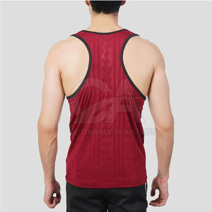 Camiseta Deportiva sin Mangas de Corte Regular para Hombre, Diseño Nuevo, Informal, para Gimnasio, Verano, Ecológica, Transpirable y de Secado Rápido - Product Image 2