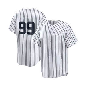 Ensemble de vêtements de sport de maillot de baseball imprimé personnalisé en polyester 100% avec conception uniforme d'équipe de broderie - Product Image 1