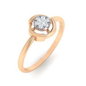 Anillo de Diamantes Reales Certificados de Oro de 14 Quilates con 7 Piedras IJ-SI - Product Image 2