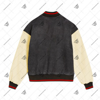 Delta grec personnalisé | Sigma | Vêtements de sororité Theta brodés Letterman Varsity Jeans Denim veste attirail grec