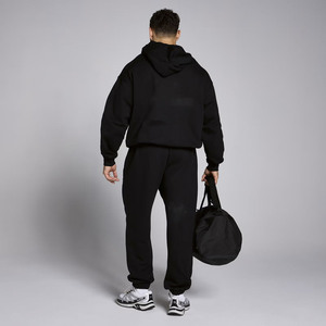 Wholesale Custom Made High Quality <b>Black</b> Color 100% Cotton <b>Men's</b> <b>Hoodie</b> Pocket Design Screen Printing Pullover <b>Hoodie</b> For <b>Men</b> - Product Image 6