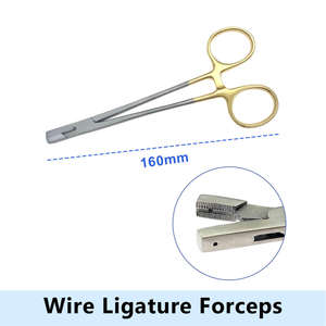 Pinzas Quirúrgicas de Acero Inoxidable de Alta Calidad para Ligadura Manual de Alambre, Certificación CE, Uso Hospitalario - Product Image 5