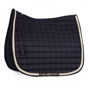 ¡Novedad de 2024! Almohadillas para SILLÍN de doma deportiva a caballo con ribete de Triple tubería, almohadillas para SILLÍN de doma de colores personalizados ecuestres - Product Image 1