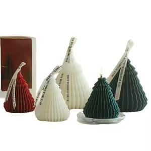 Bougie votive en cire de soja H.M.A Handicrafts, thème de Noël, décorative, parfumée, non toxique, ambiance d'hiver à la maison, fête - Product Image 2