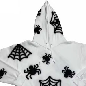 Sudadera de Jersey de alta calidad Unisex con sudaderas con capucha gráficas de araña estilo único transpirable 100% algodón Streetwear diseño forrado - Product Image 2