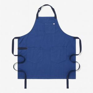 Tabliers de chef unisexes à manches courtes, logo personnalisé imprimé, toile en cuir, deux poches, imperméables, promotion pour les restaurants et les bars - Product Image 6