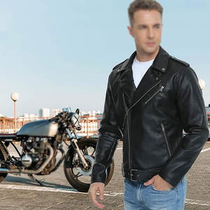 Logotipo personalizado Su propio diseño de Cuero al aire libre de los hombres con chaqueta de invierno Hombres Chaqueta de moda para hombre - Product Image 4