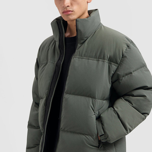 เสื้อแจ็กเก็ตมีฮู้ดของผู้ชายเสื้อแจ็คเก็ตขนเป็ดแบบนุ่มออกแบบได้ตามต้องการ - Product Image 2