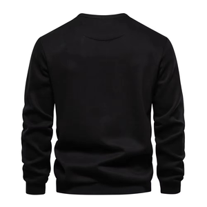 Sudadera Personalizada al por Mayor OEM, Sudadera Informal de Moda para Hombre, Sudadera de Color Sólido para Exteriores, Sudadera con Capucha de Algodón Grueso Teñido Liso - Product Image 2