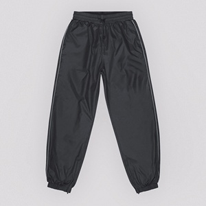 กางเกงกันลมสำหรับผู้ชาย, กางเกงลำลองกันลมกันน้ำกลางแจ้งกางเกงวอร์มผ้าไนลอนปักลายว่างเปล่าทำจากโพลีเอสเตอร์สำหรับทุกเพศ - Product Image 3