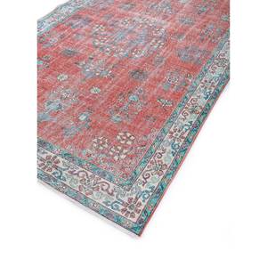 Alfombras Vintage de Lana 9x12 en Rojo Anaranjado, Anudadas a Mano con Patrón de Medallón para Uso Doméstico - para Dormitorio, Sala de Estar, Pasillo, Modelo Pae-2078 - Product Image 2