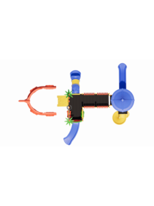 Aire de jeux extérieure pour enfants et équipement de jeu Parc à thème des navires et caractéristiques scolaires pour l'amusement des enfants - Product Image 3